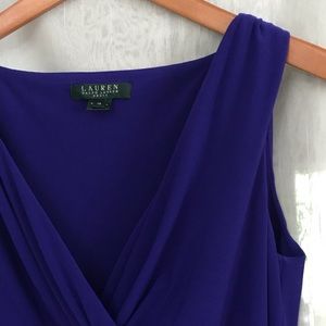 Ralph Lauren dress, size 10, deep purple